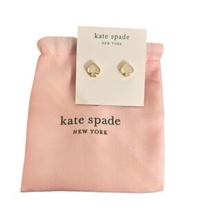 Kate Spade Every day Spade enamel studs and Dust bag
